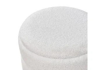 Pall Okaton Vit/ljust trä - Vit/ljust trä - Möbler - Fåtölj & stolar - Pall & puff - Fotpallar