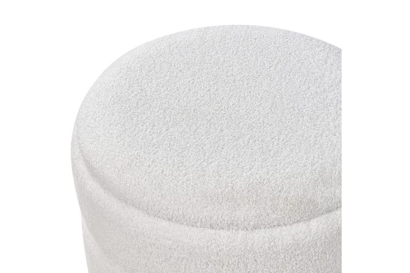 Pall Okaton Vit/ljust trä - Vit/ljust trä - Möbler - Fåtölj & stolar - Pall & puff - Fotpallar