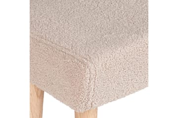 Pall Takoma Beige/ljust trä - Beige/ljust trä - Möbler - Fåtölj & stolar - Pall & puff - Fotpallar