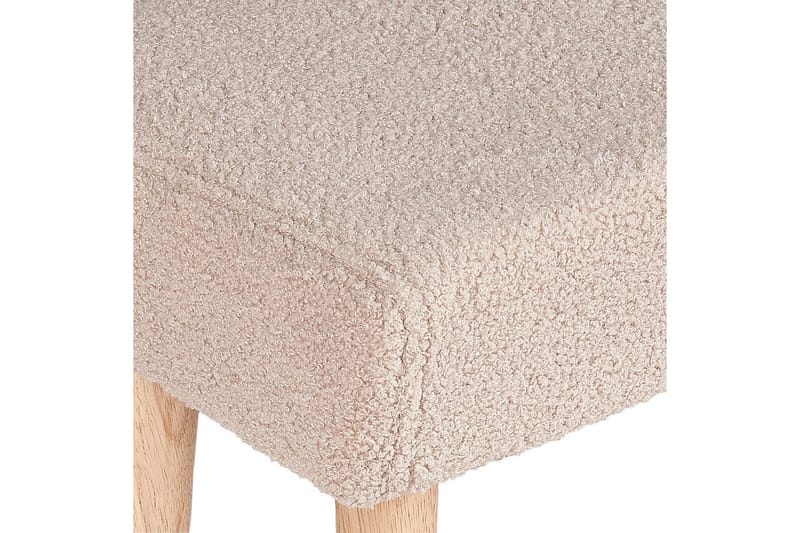 Pall Takoma Beige/ljust trä - Beige/ljust trä - Möbler - Fåtölj & stolar - Pall & puff - Fotpallar