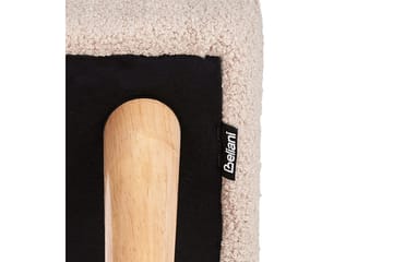 Pall Takoma Beige/ljust trä - Beige/ljust trä - Möbler - Fåtölj & stolar - Pall & puff - Fotpallar