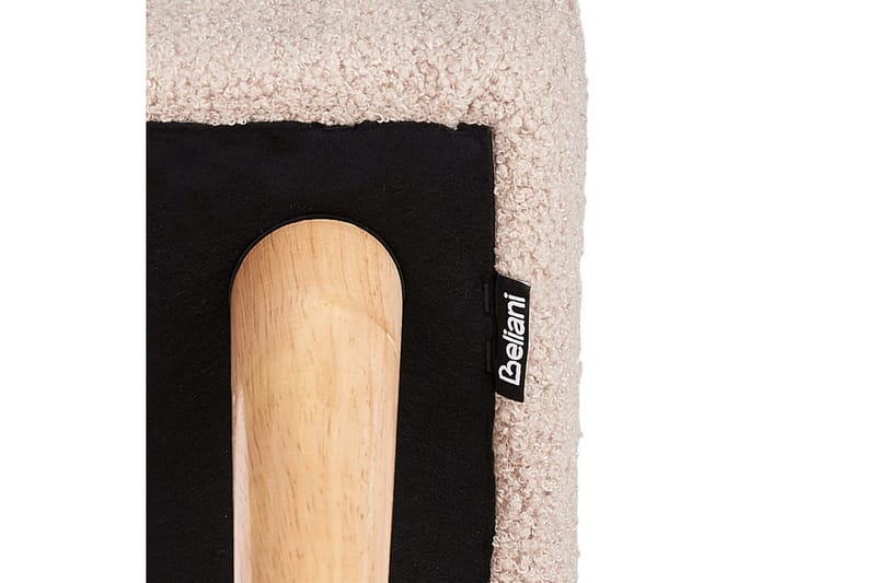 Pall Takoma Beige/ljust trä - Beige/ljust trä - Möbler - Fåtölj & stolar - Pall & puff - Fotpallar