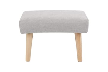 Pall Takoma II Grå/ljust trä - Grå/ljust trä - Möbler - Fåtölj & stolar - Pall & puff - Fotpallar