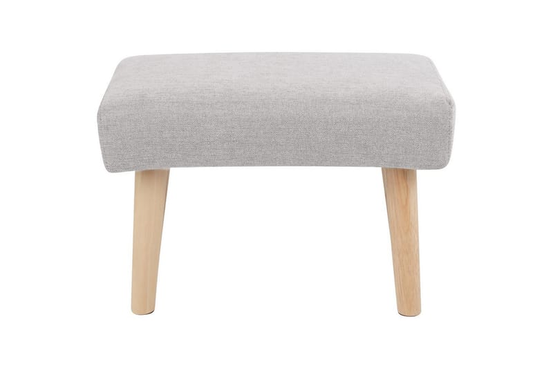 Pall Takoma II Grå/ljust trä - Grå/ljust trä - Möbler - Fåtölj & stolar - Pall & puff - Fotpallar