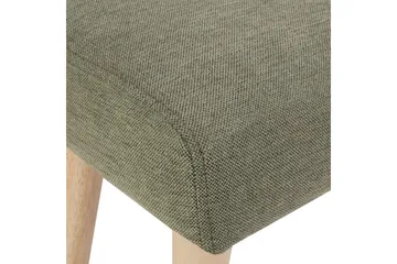 Pall Takoma II Grönt/ljust trä - Grönt/ljust trä - Möbler - Fåtölj & stolar - Pall & puff - Fotpallar