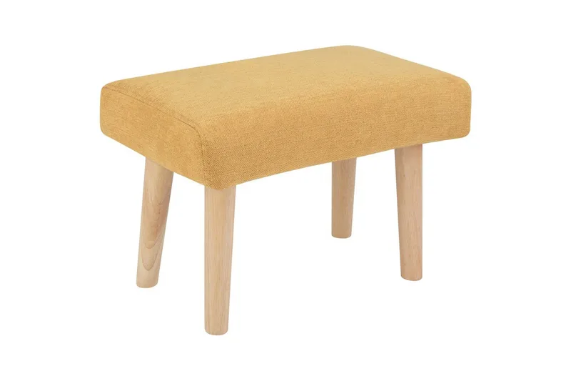 Pall Takoma II Gult/ljust trä - Gult/ljust trä - Möbler - Fåtölj & stolar - Pall & puff - Fotpallar