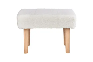 Pall Takoma Vit/ljust trä - Vit/ljust trä - Möbler - Fåtölj & stolar - Pall & puff - Fotpallar