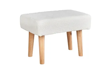 Pall Takoma Vit/ljust trä - Vit/ljust trä - Möbler - Fåtölj & stolar - Pall & puff - Fotpallar