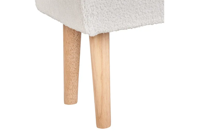 Pall Takoma Vit/ljust trä - Vit/ljust trä - Möbler - Fåtölj & stolar - Pall & puff - Fotpallar