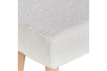 Pall Takoma Vit/ljust trä - Vit/ljust trä - Möbler - Fåtölj & stolar - Pall & puff - Fotpallar