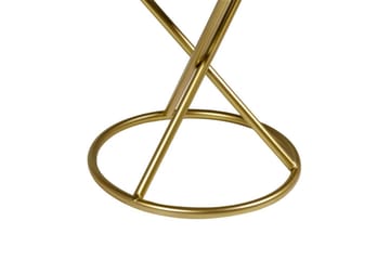 Pall Presho Vitt/guld - Vitt/guld - Möbler - Fåtölj & stolar - Pall & puff - Fotpallar