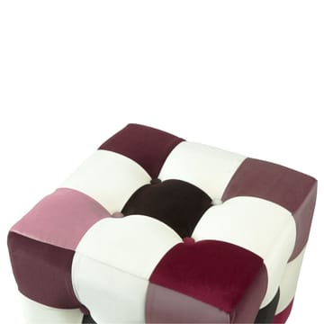 Peticire Sittpuff 42 cm - Röd vit svart - Möbler - Fåtölj & stolar - Pall & puff - Sittpuff