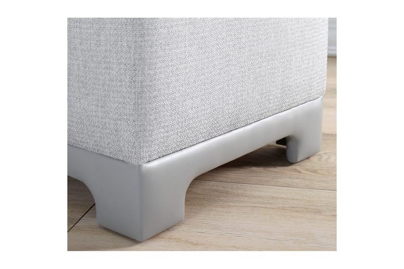 Puff Belarville Grå - Grå - Möbler - Fåtölj & stolar - Pall & puff - Sittpuff