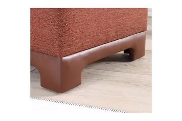 Puff Belarville Kakel Röd - Kakel Röd - Möbler - Fåtölj & stolar - Pall & puff - Sittpuff