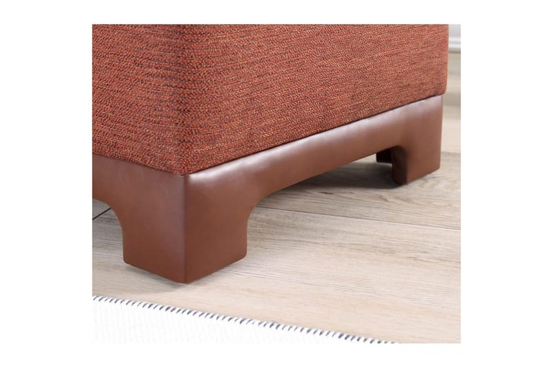 Puff Belarville Kakel Röd - Kakel Röd - Möbler - Fåtölj & stolar - Pall & puff - Sittpuff