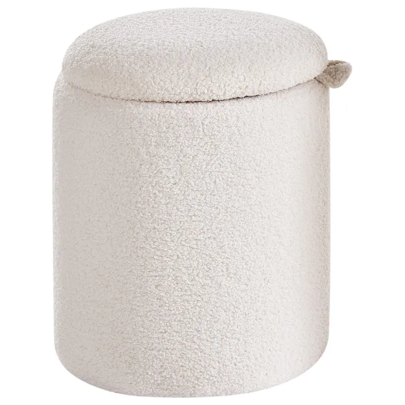 Puff Berea 2-pack - Vit - Möbler - Fåtölj & stolar - Pall & puff - Sittpuff