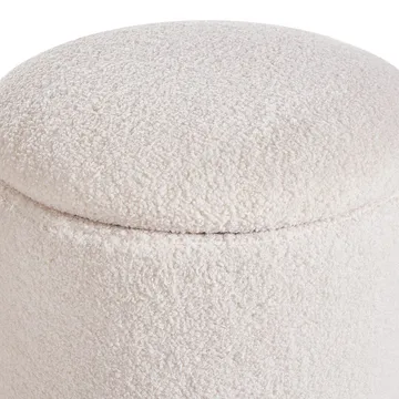 Puff Berea 2-pack - Vit - Möbler - Fåtölj & stolar - Pall & puff - Sittpuff