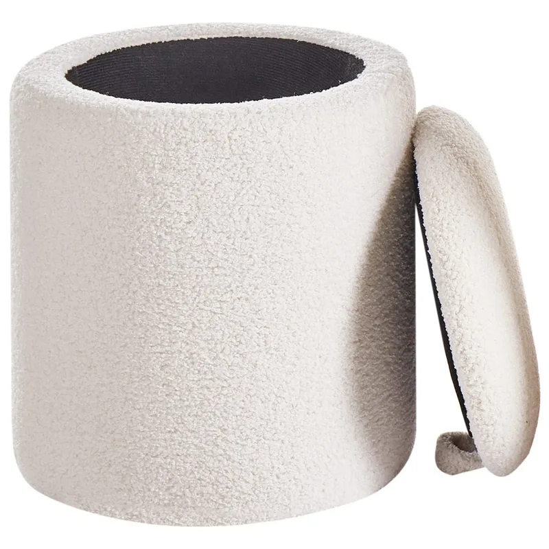 Puff Berea 2-pack - Vit - Möbler - Fåtölj & stolar - Pall & puff - Sittpuff