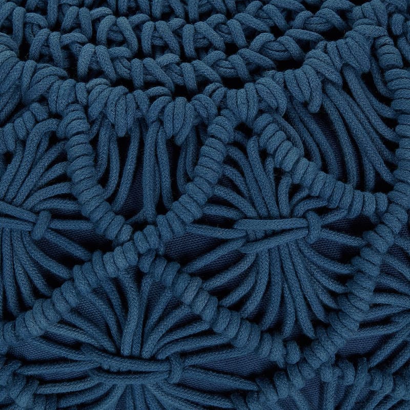 Puff Berkane - Blå/50x50x30 - Möbler - Fåtölj & stolar - Pall & puff - Sittpuff