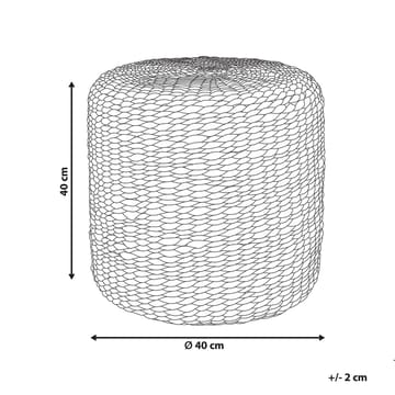 Puff Bichir - Naturlig - Möbler - Fåtölj & stolar - Pall & puff - Sittpuff