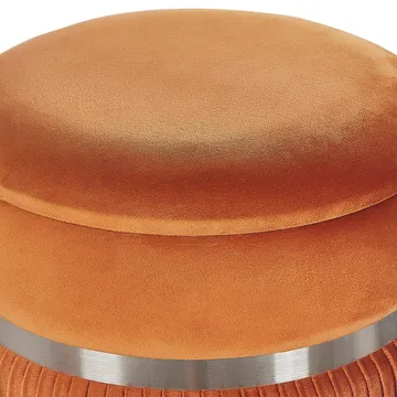 Puff Camdenton 2-pack - Orange - Möbler - Fåtölj & stolar - Pall & puff - Sittpuff