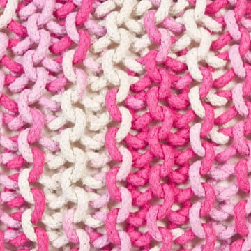 Puff Conrad - Vit, Rosa - Möbler - Fåtölj & stolar - Pall & puff - Sittpuff