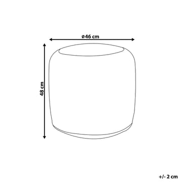 Puff Dalama - Beige - Möbler - Fåtölj & stolar - Pall & puff - Sittpuff