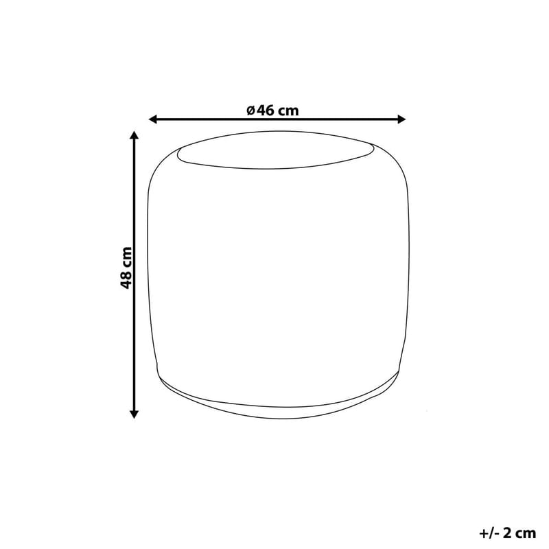 Puff Dalama - Beige - Möbler - Fåtölj & stolar - Pall & puff - Sittpuff