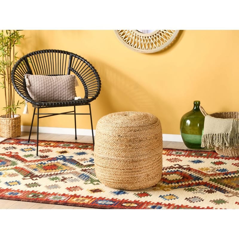 Puff Dalama - Beige - Möbler - Fåtölj & stolar - Pall & puff - Sittpuff