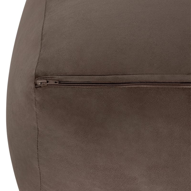 Puff Dareyn - Brun, Beige - Möbler - Fåtölj & stolar - Pall & puff - Sittpuff