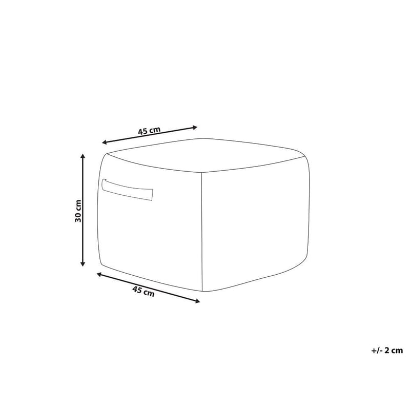 Puff Dhadar - Naturligt, beige - Möbler - Fåtölj & stolar - Pall & puff - Sittpuff