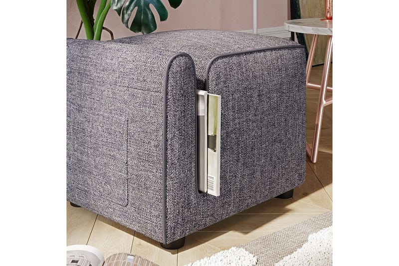 Puff Djarhint Grå - Grå - Möbler - Fåtölj & stolar - Pall & puff - Sittpuff