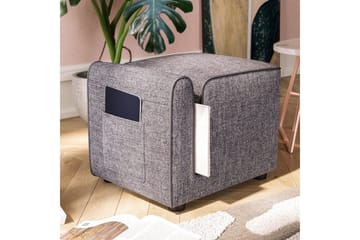 Puff Djarhint Grå - Grå - Möbler - Fåtölj & stolar - Pall & puff - Sittpuff