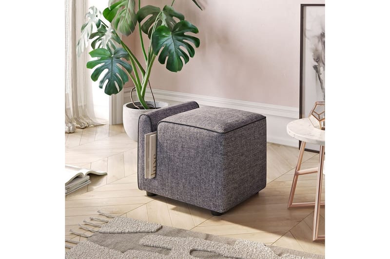 Puff Djarhint Grå - Grå - Möbler - Fåtölj & stolar - Pall & puff - Sittpuff