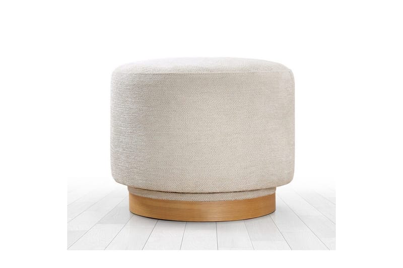 Puff Doroufield Grädde - Grädde - Möbler - Fåtölj & stolar - Pall & puff - Sittpuff