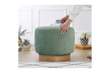 Puff Doroufield Grön - Grön - Möbler - Fåtölj & stolar - Pall & puff - Sittpuff