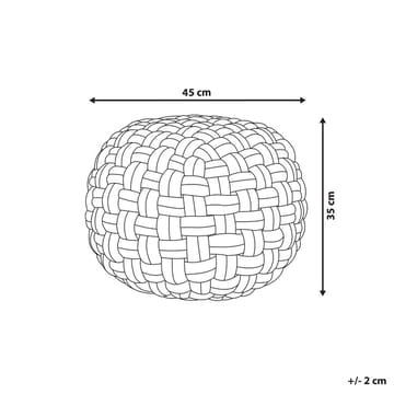Puff Hopa - Svart - Möbler - Fåtölj & stolar - Pall & puff - Sittpuff