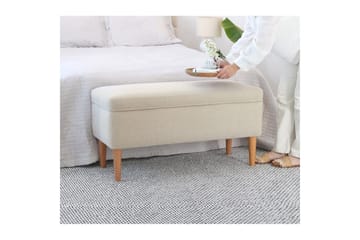 Puff Iralton Grädde - Grädde - Möbler - Fåtölj & stolar - Pall & puff - Sittpuff