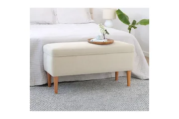 Puff Iralton Grädde - Grädde - Möbler - Fåtölj & stolar - Pall & puff - Sittpuff