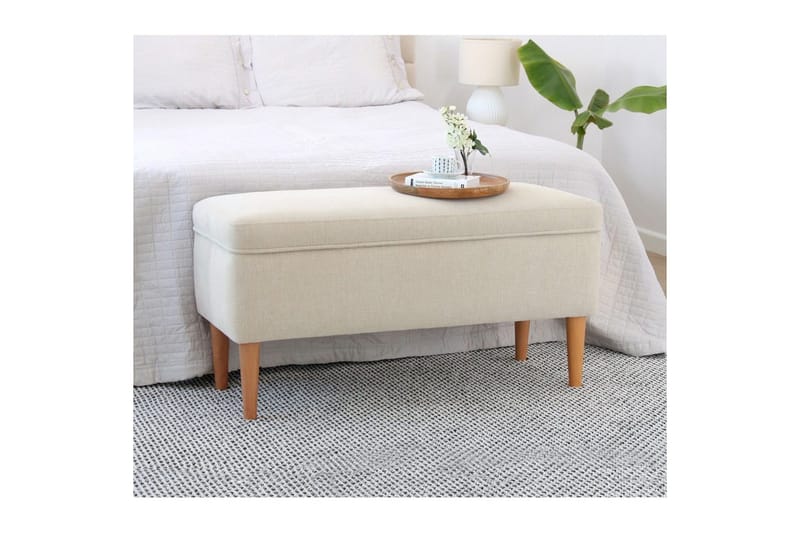 Puff Iralton Grädde - Grädde - Möbler - Fåtölj & stolar - Pall & puff - Sittpuff