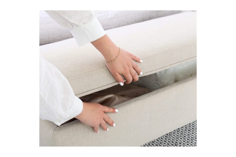 Puff Iralton Grädde - Grädde - Möbler - Fåtölj & stolar - Pall & puff - Sittpuff