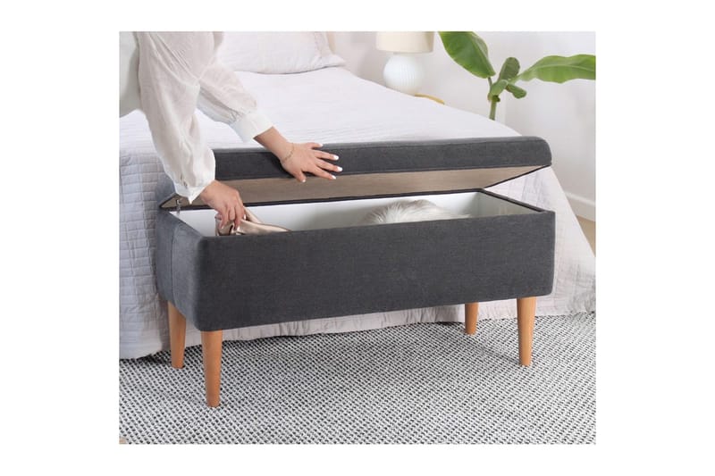 Puff Iralton Grå - Grå - Möbler - Fåtölj & stolar - Pall & puff - Sittpuff