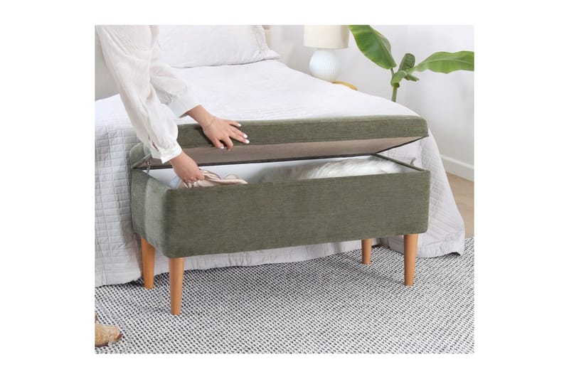 Puff Iralton Grön - Grön - Möbler - Fåtölj & stolar - Pall & puff - Sittpuff