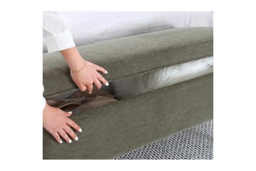 Puff Iralton Grön - Grön - Möbler - Fåtölj & stolar - Pall & puff - Sittpuff