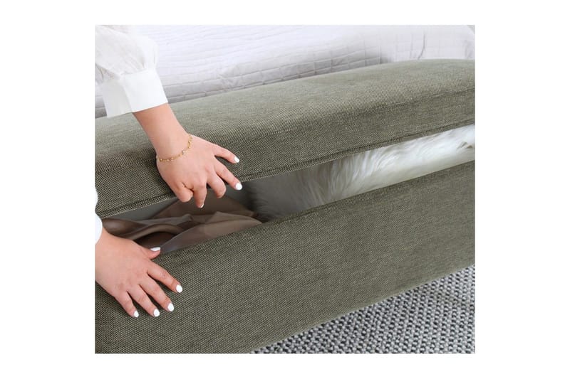 Puff Iralton Grön - Grön - Möbler - Fåtölj & stolar - Pall & puff - Sittpuff