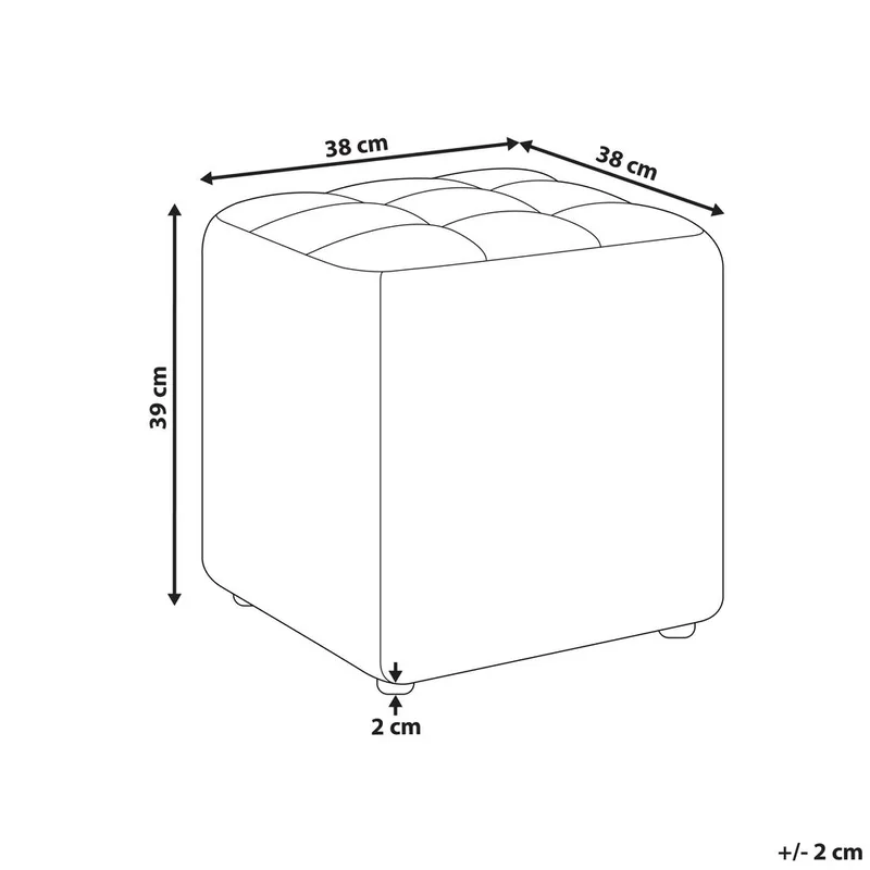 Puff Kansas - Beige - Möbler - Fåtölj & stolar - Pall & puff - Sittpuff
