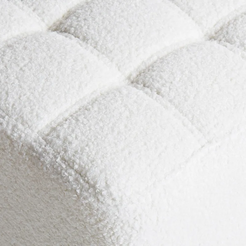 Puff Kansas - Vit - Möbler - Fåtölj & stolar - Pall & puff - Sittpuff