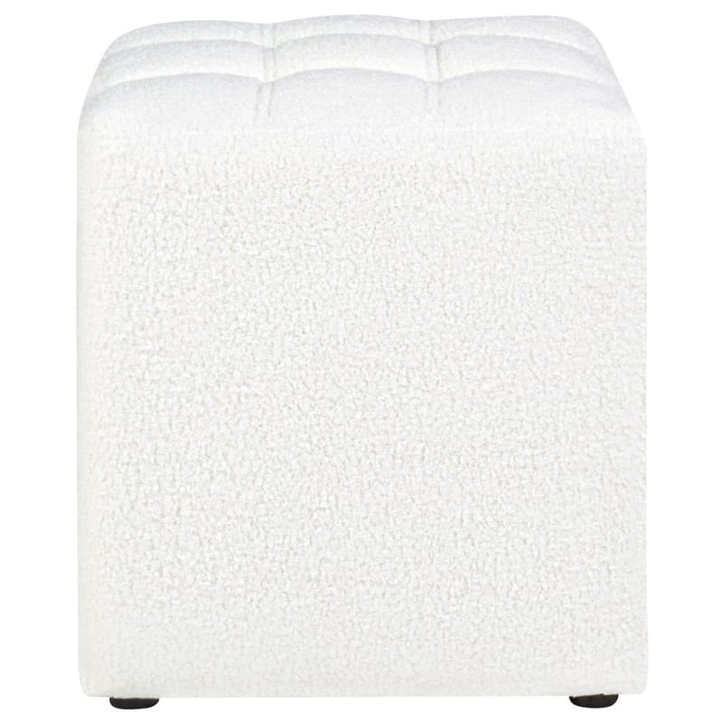 Puff Kansas - Vit - Möbler - Fåtölj & stolar - Pall & puff - Sittpuff