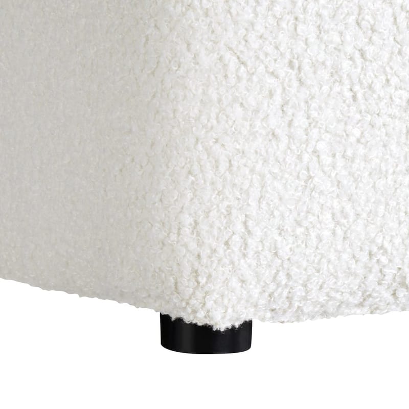 Puff Kansas - Vit - Möbler - Fåtölj & stolar - Pall & puff - Sittpuff