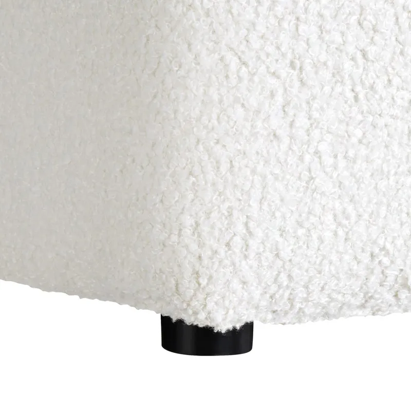 Puff Kansas - Vit - Möbler - Fåtölj & stolar - Pall & puff - Sittpuff